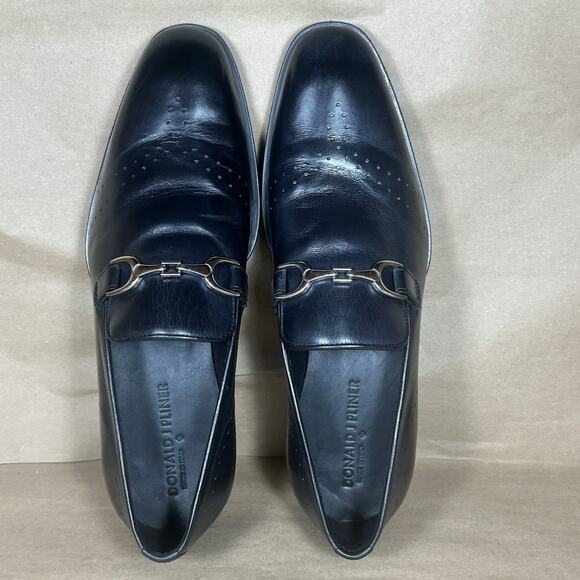 Donald J Pliner Men Size 8.5 Horsebit Loafers \